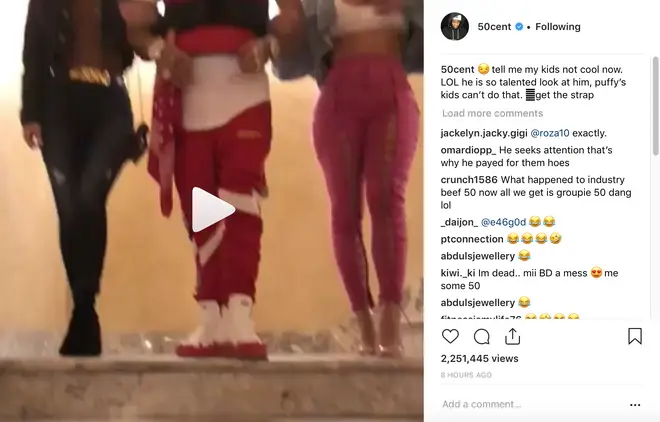 50 Cent responds to Tekashi 6ix9ine's 'Candy Shop' video