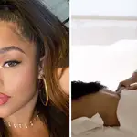 Jordyn Woods went viral this weekend after sharing a video of her getting a butt massage.