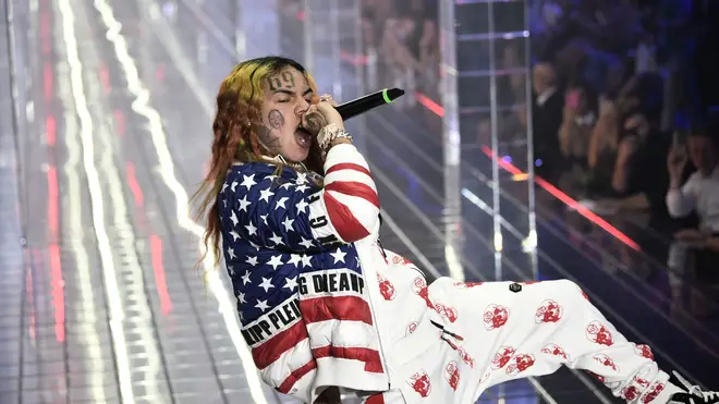 Tekashi 6ix9ine has been dragged for paying respect to Nipsey Hussle