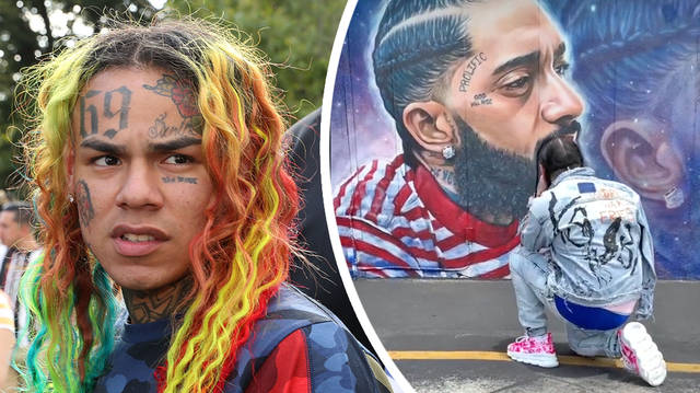 Tekashi 6ix9ine slammed for "disrespectful" Nipsey Hussle tribute