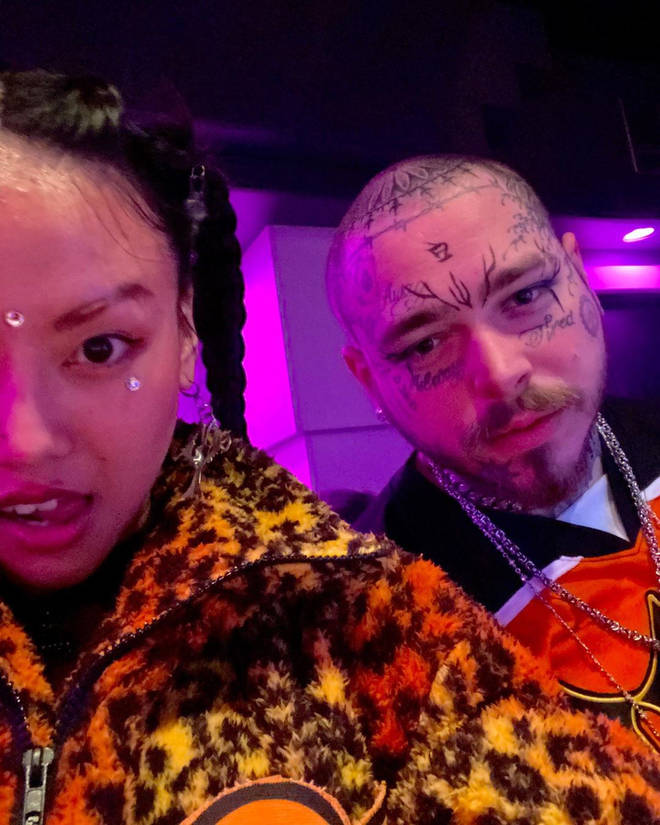 "I did makeup on cutest face," wrote MLMA on Instagram alongside a picture of Posty.