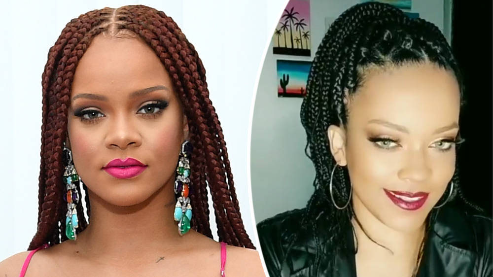 Rihanna trolls lookalike with hilarious question about