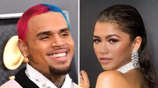 Chris Brown begs Zendaya to drop "fire" unreleased music video