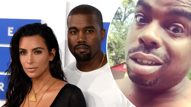 Kim Kardashian, Kanye West, Daz Dillinger.