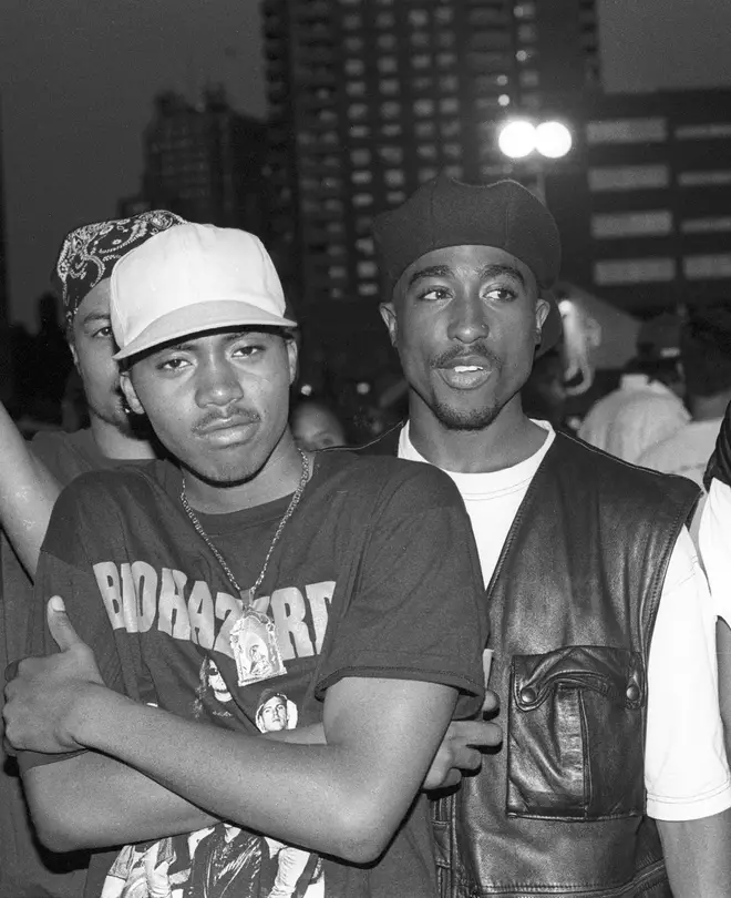 Nas claims Tupac believed he dissed him on his song "The Message"