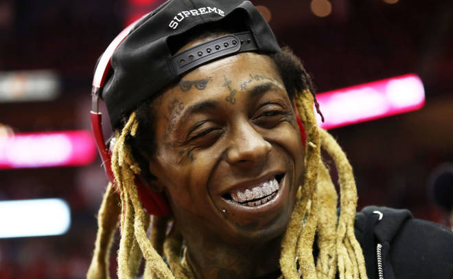 Lil Wayne attends 2018 NBA Western conference