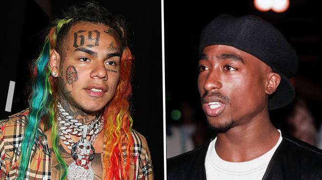 Tekashi 6ix9ine claims there&squot;s "no difference" between him and Tupac