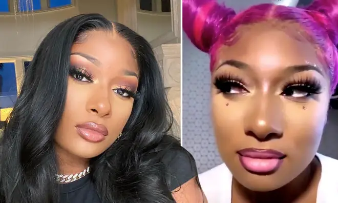 Megan Thee Stallion responds to rumours that she abused her ex-boyfriend.