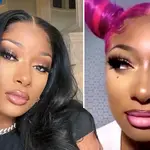 Megan Thee Stallion responds to rumours that she abused her ex-boyfriend.