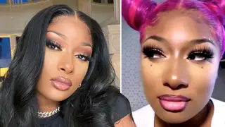 Megan Thee Stallion responds to rumours that she abused her ex-boyfriend.