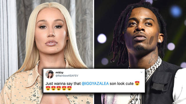 Iggy Azalea and Playboy Carti's baby son Onyx seen for first time