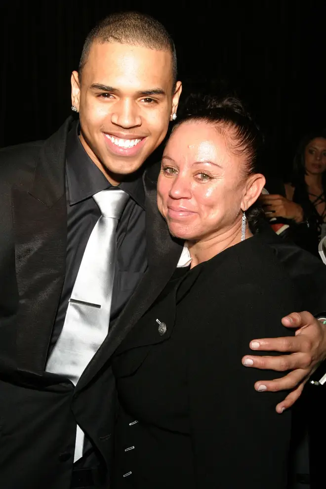 Chris Brown has a close relationship with his mother, Joyce Hawkins.