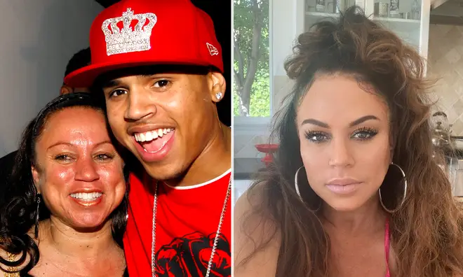 Chris Brown's mother shocks fans with stunning selfie.