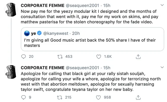 Azealia Banks urges Kanye West to apologise to his wife and daughter for his recent abortion exposé