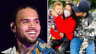 Chris Brown finally reunites with Ammika Harris and son Aeko Catori.