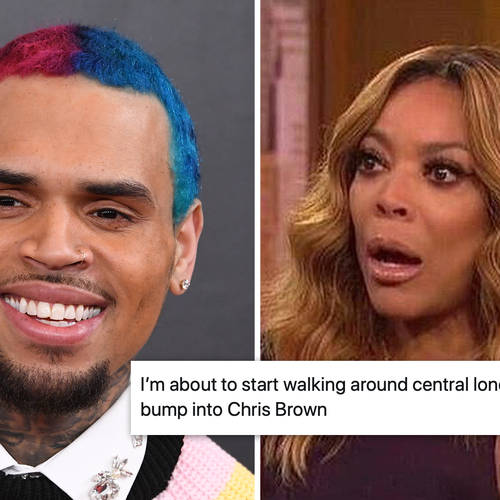 Chris Brown spotted in London and fans are losing it.