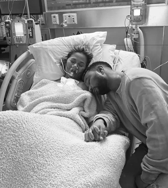After many blood transfusions, Chrissy recalled the moment it was time to say goodbye to her baby.