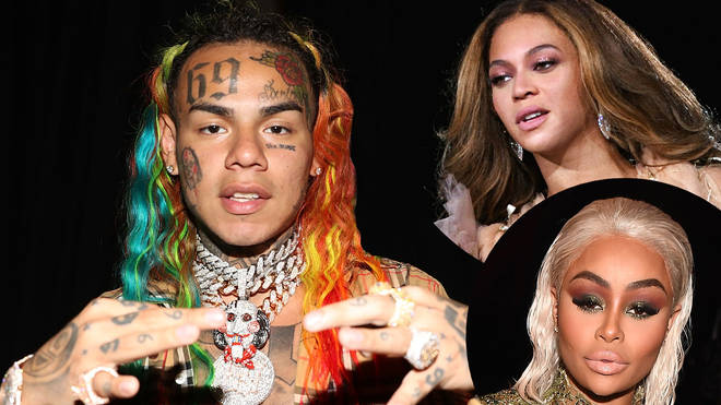 Tekashi 6ix9ine is promoting his 'STOOPID' challenge by involving Beyoncé and Blac Chyna.
