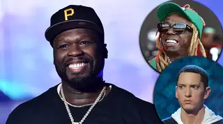 50 Cent roasts Lil Wayne & Eminem with hilarious election meme