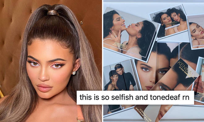 Kylie Jenner slammed for promoting makeup during election night.