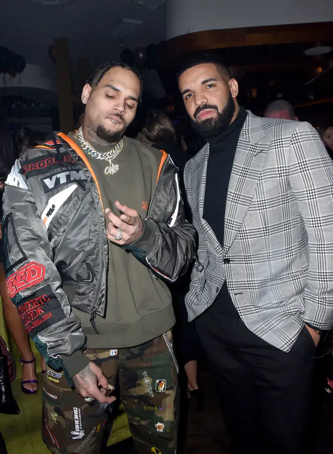 Chris Brown reveals he and Drake have unreleased music