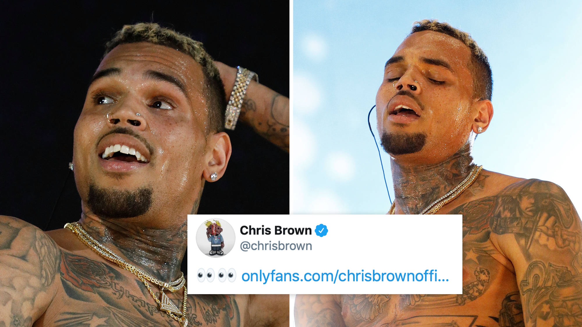Chris Brown launches an OnlyFans page and fans are losing it - Capital XTRA