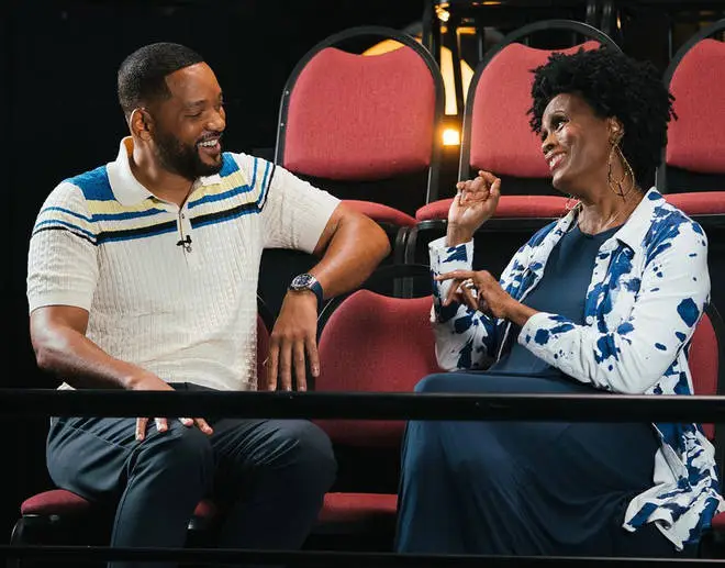 Will Smith reunited with Janet Hubert, who portrayed Aunt Viv in the first three seasons of the show.