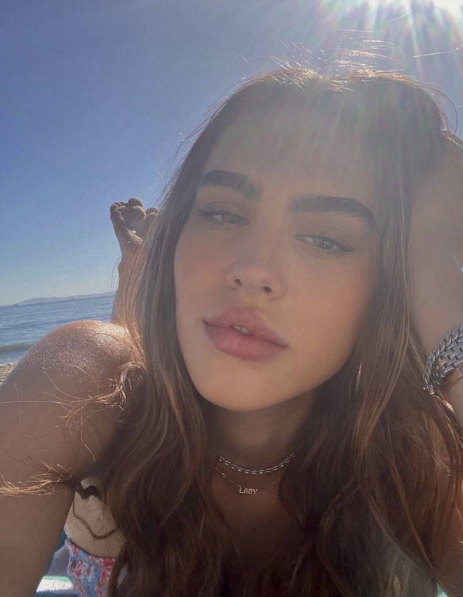 Amelia Gray Hamlin, 19, shares a photo on Instagram of herself in Malibu – where she was spotted with Scott Disick