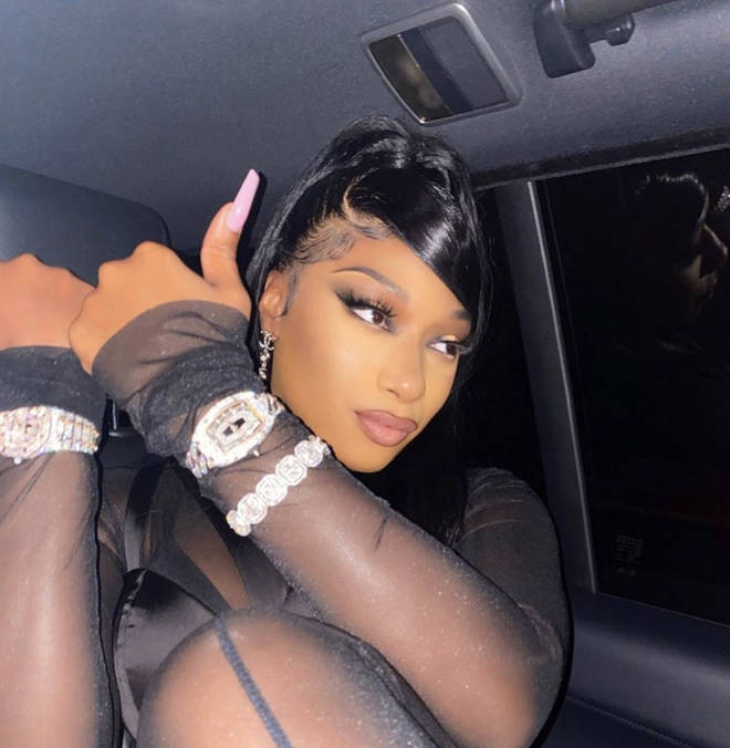 Megan takes aim at rapper Tory Lanez over the infamous shooting incident.