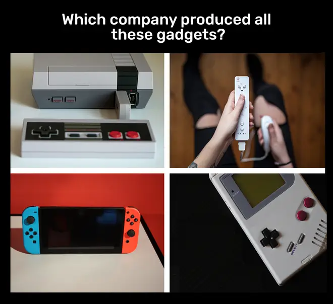 Which company produced all these gadgets?