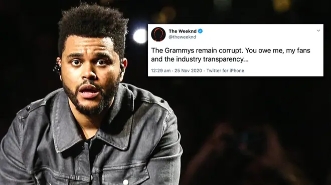 The Weeknd fans respond to his shock Grammys snub