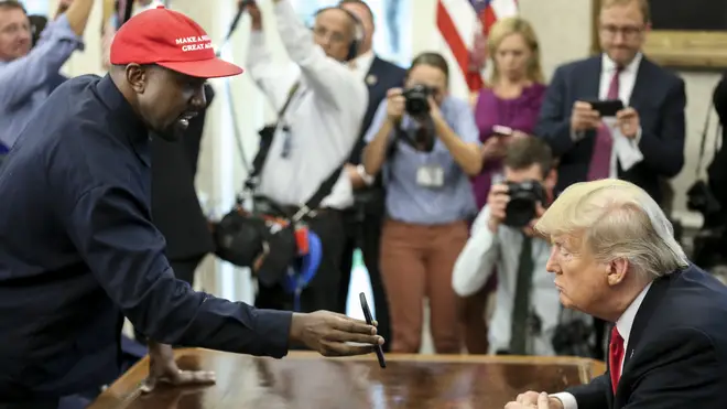 Kanye West and Donald Trump