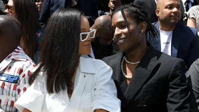 Rihanna and A$AP Rocky sparked dating rumours as they attended the 2018 Louis Vuitton fashion show together