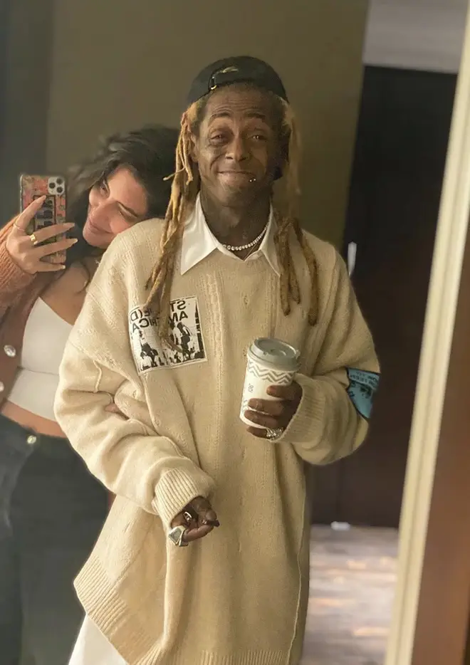 Denise Bidot shares a Thankgiving selfie with Lil Wayne
