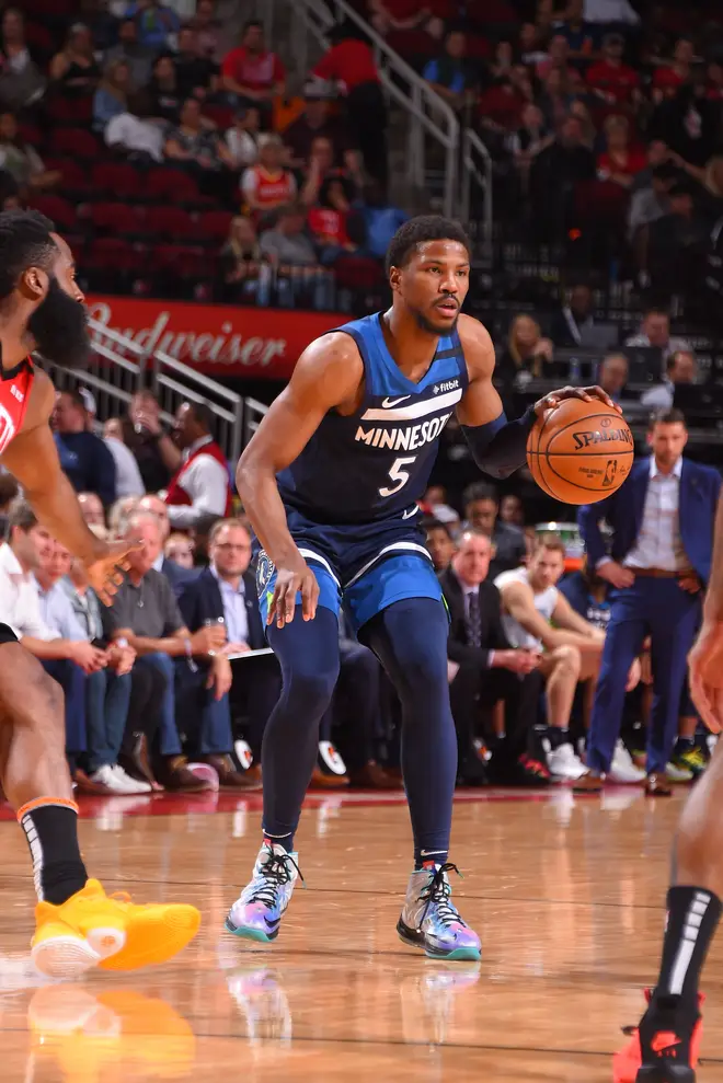 Malike Beasley, 24, plays for the Minnesota Timberwolves