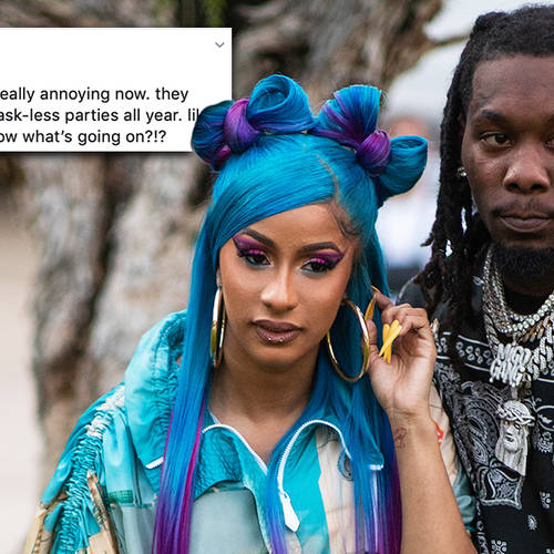 Cardi B slammed over Offset's maskless birthday party amid pandemic