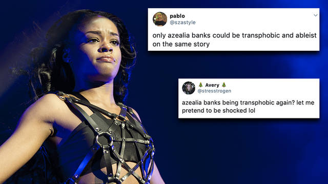 Azealia Banks accused of transphobia after mocking them/they pronouns