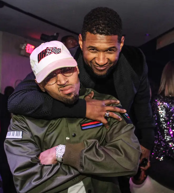 Usher and Chris Brown are two R&B artists who have previously collaborated