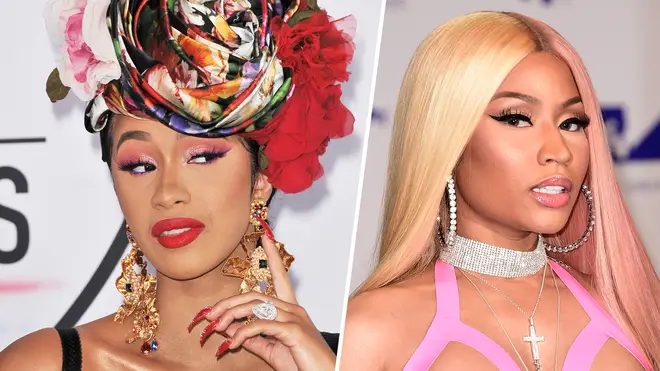 Cardi B&squot;s team are reportedly "locked in a battle" over her new Nicki Minaj-aimed diss.