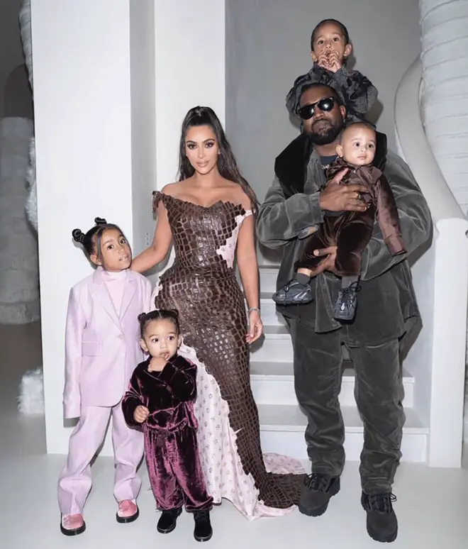 Kim and Kanye share four children: North West, Saint West, Chicago West, and Psalm West.