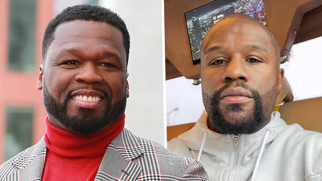 50 Cent savagely roasts Floyd Mayweather's beard hair transplant