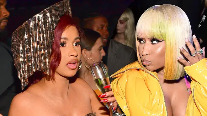 Cardi B was rumoured to have recorded a diss track aimed at Nicki Minaj,