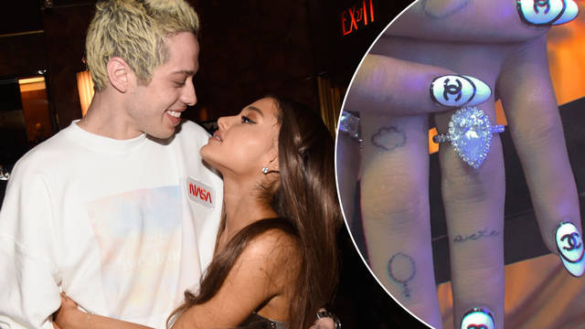 Ariana Grande covered up her 'pete' tattoo with a plaster.