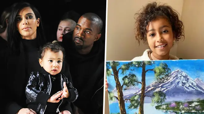 North West, 7, sparks hilarious memes after her oil painting goes viral