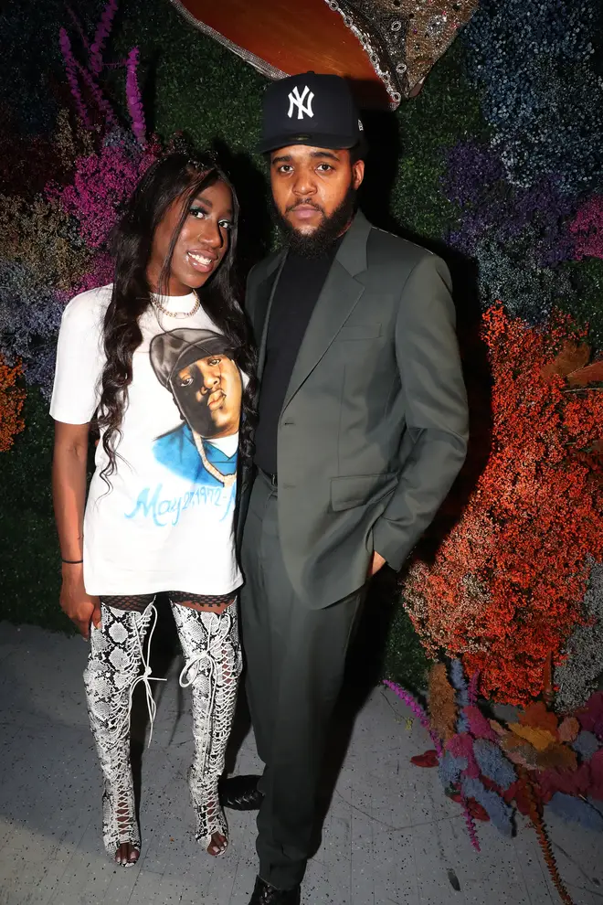 Biggie's children, daughter T'yanna Wallace and son C. J. Wallace. (Pictured March 2020).