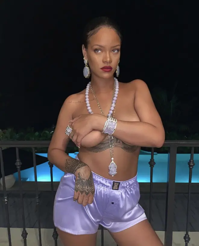 The Savage X Fenty founder quoted Jamaican musician Popcaan on a steamy lingerie snap.