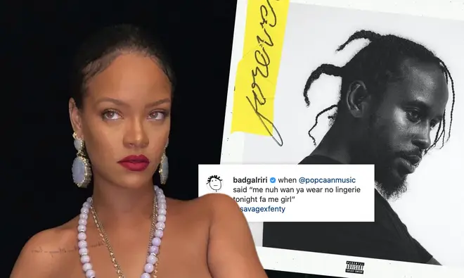 Popcaan 'Naked': song lyrics from Rihanna's lingerie Instagram post explained.
