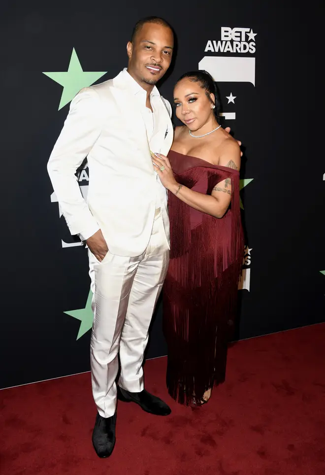 T.I and his wife Tiny Harris share seven children - three biologically and four from previous relationships..