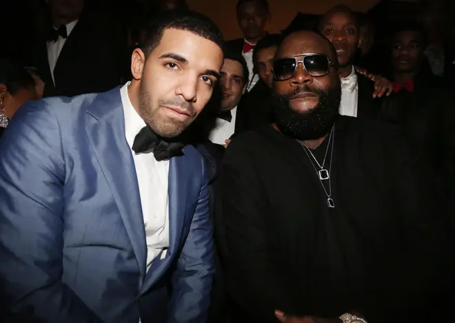 Drake and Rick Ross linked up on 'Lemon Pepper Freestyle'. (Pictured here in 2013.)