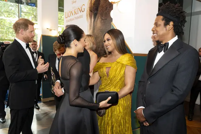 Beyonce praised the Duchess of Sussex for her "courage".
